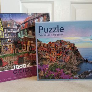 Two Colorful Jigsaw Puzzles